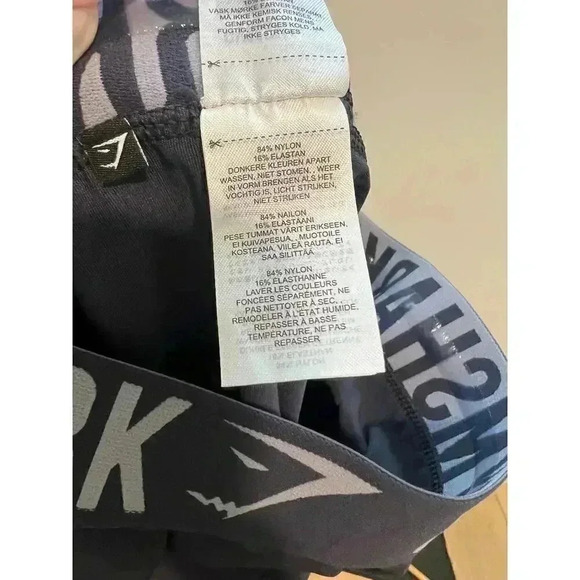 Gymshark Fit Leggings Dark Blue Size Medium - Picture 2 of 10